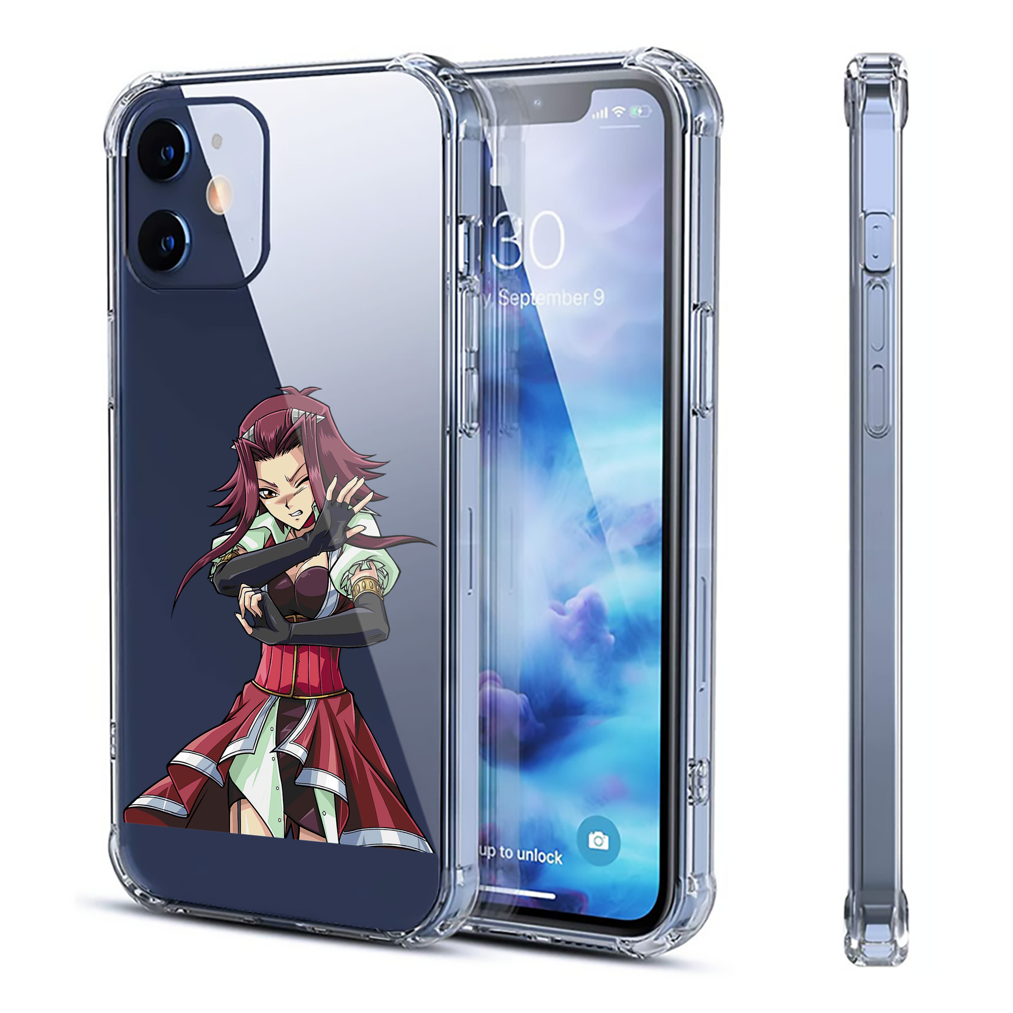 （画像用） 遊☆戯☆王 Yu-Gi-Oh! 【iPhone 12シリーズ対応】透明スマホケース（クリアソフトケース）